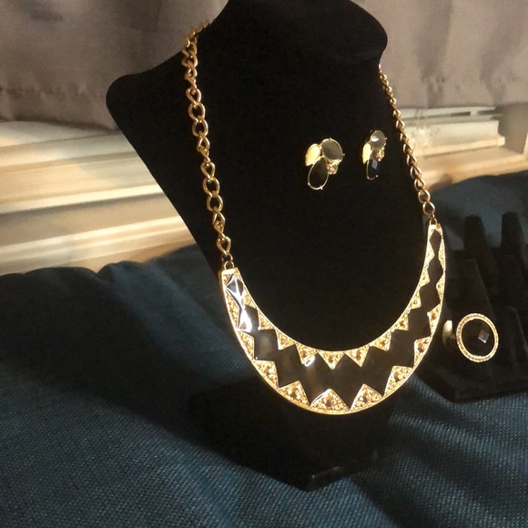 Fashion gold jewelry set - Picture 4 of 7